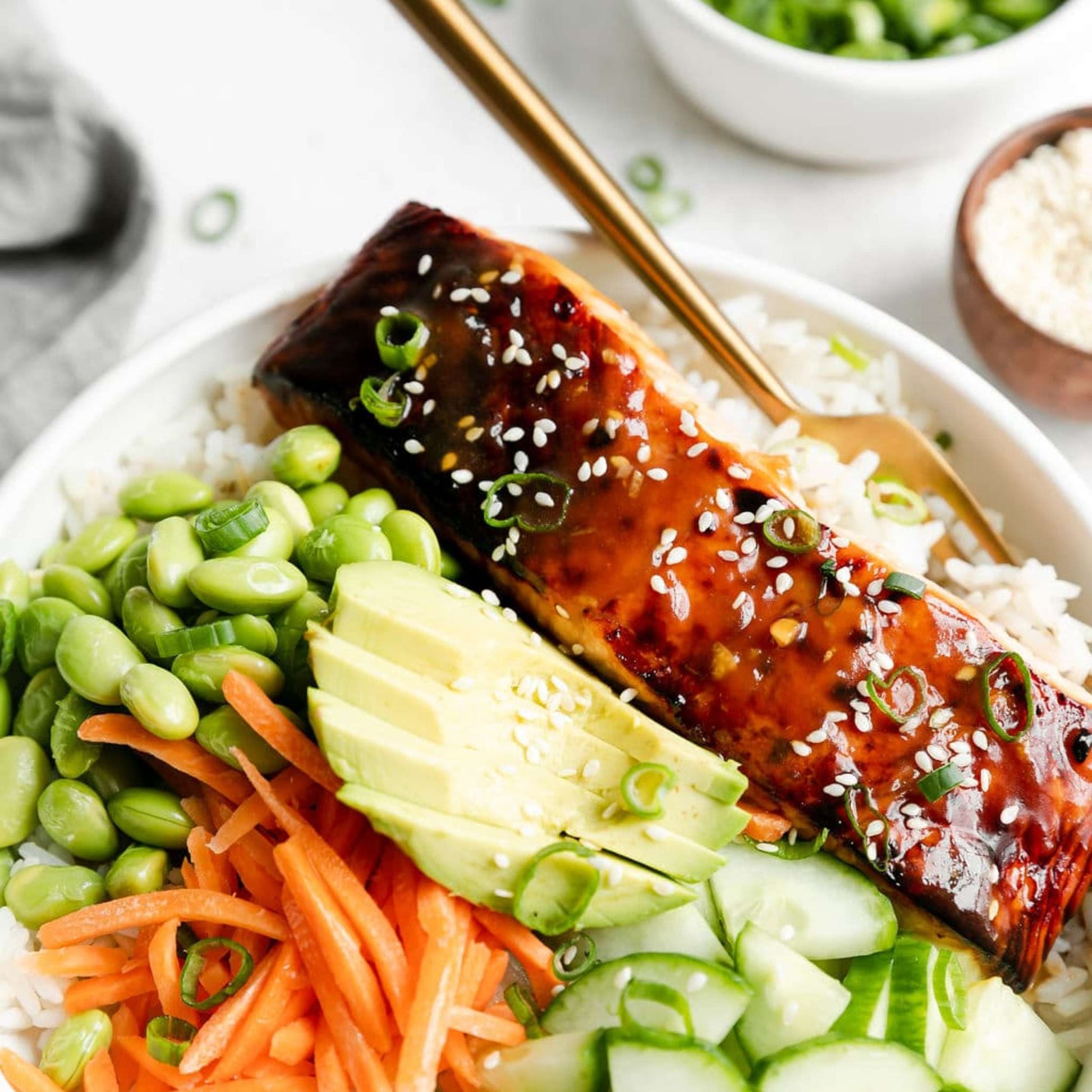 Teriyaki Salmon Recovery Bowl