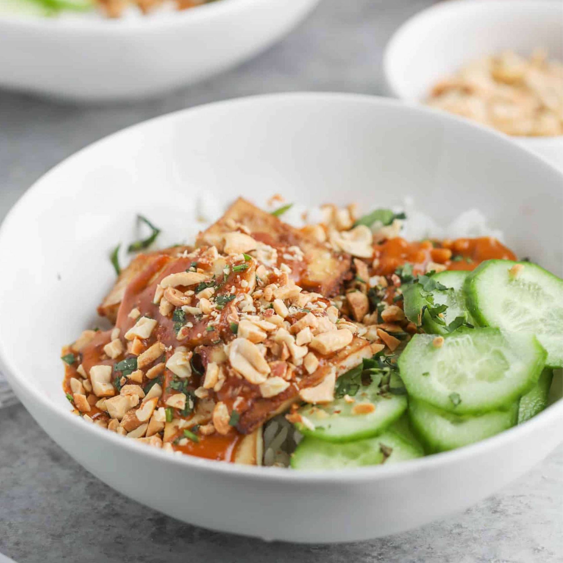 Tofu Satay Power Bowl